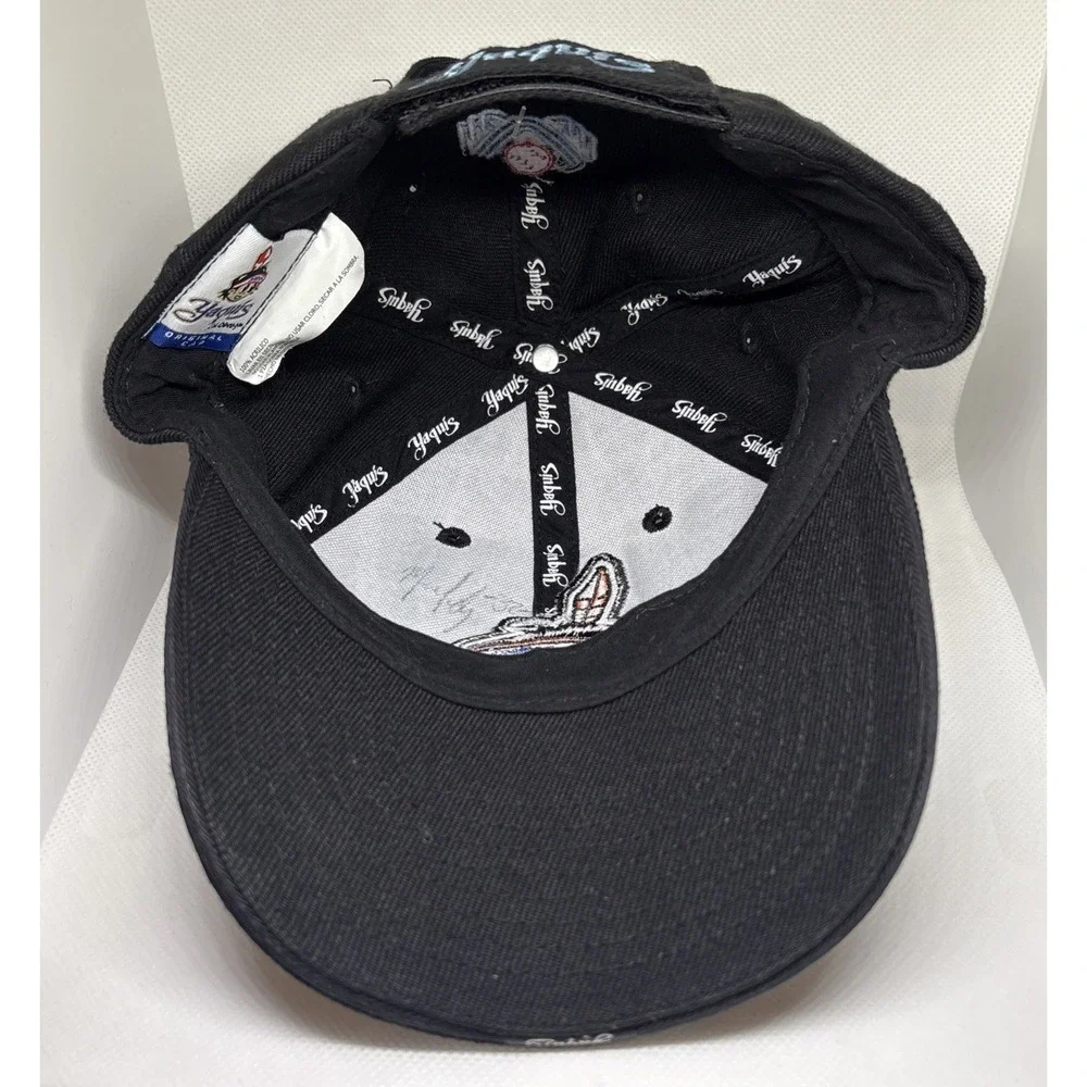 Yaquis De Obregon Adjustable Hat Black Size Youth With Autograph